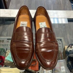 Men's 80’s Brown Leather Loafers